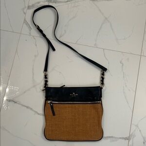 Kate Spade Black and Brown Crossbody Bag